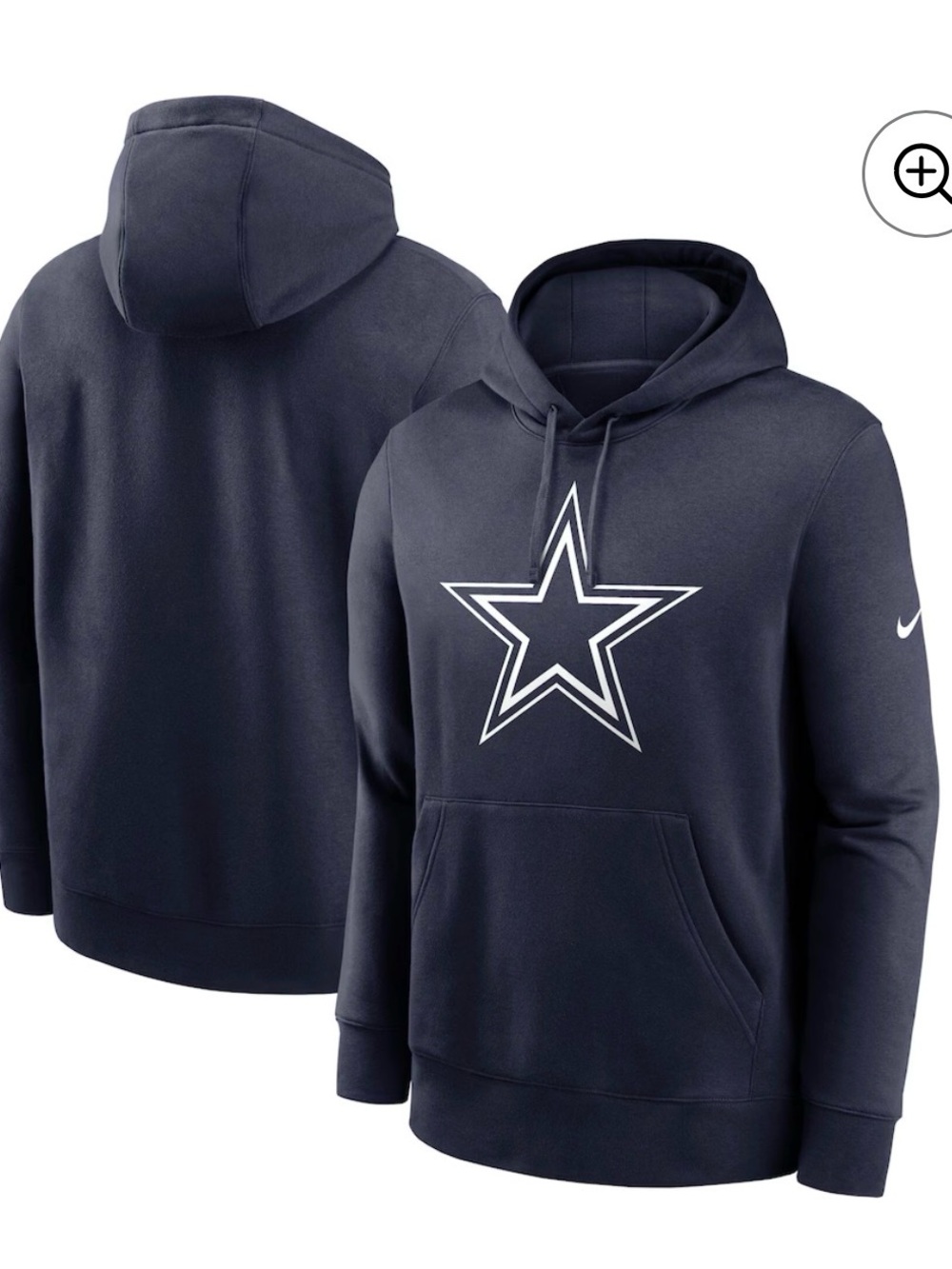 Nike Dallas Cowboy Navy Blue Dri-FIT Hoodie
